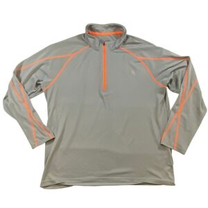 The North Face Mens Quarter Zip Long Sleeve FlashDry Athletic‎ Shirt L